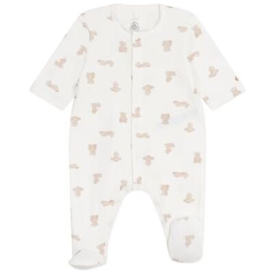 Petit Bateau A0drm Nachtkleding Uniseks Baby (1 stuk), Marshmallow/bruin 6 mois Petit Bateau A0drm Nachtkleding Uniseks Baby (1 stuk), Marshmallow/bruin 6 mois