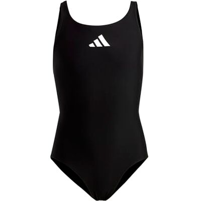 Adidas Effen klein logo badpak voor meisjes Adidas Effen klein logo badpak voor meisjes