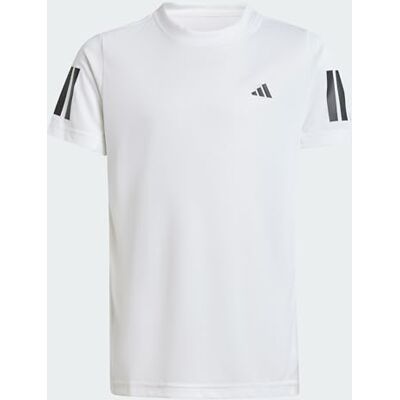 Adidas Boys Club Tennis 3-Stripes Gebreid T-shirt voor jongens Adidas Boys Club Tennis 3-Stripes Gebreid T-shirt voor jongens
