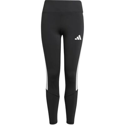 Adidas Train Essentials 3-Stripes Leggings voor meisjes, zwart/wit, 9-10 jaar Adidas Train Essentials 3-Stripes Leggings voor meisjes, zwart/wit, 9-10 jaar