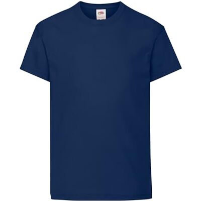 Fruit of the Loom Kids Original T T-shirt voor kinderen 100% katoen, Oeko-Tex gecertificeerd, jongens en meisjes, korte mouwen 128 Fruit of the Loom Kids Original T T-shirt voor kinderen 100% katoen, Oeko-Tex gecertificeerd, jongens en meisjes, korte mouwen 128