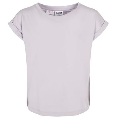 Urban Classics Organische off-shoulder thee voor meisjes T-shirt meisje, Soft Lilac 134 Urban Classics Organische off-shoulder thee voor meisjes T-shirt meisje, Soft Lilac 134