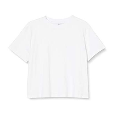 Build Your Brand Girls Cropped Jersey T-shirt voor jongens, Wit 134-140 Build Your Brand Girls Cropped Jersey T-shirt voor jongens, Wit 134-140