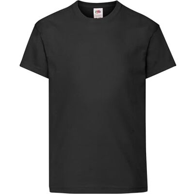 Fruit of the Loom Kids Original T T-shirt voor kinderen 100% katoen, Oeko-Tex gecertificeerd, jongens en meisjes, korte mouwen 140 Fruit of the Loom Kids Original T T-shirt voor kinderen 100% katoen, Oeko-Tex gecertificeerd, jongens en meisjes, korte mouwen 140