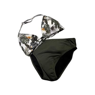 Haute pression Swan 2-delig menstruatiebadpak voor tieners, tweedelig badpak voor meisjes (1 stuk), Groen 14-16 ans Haute pression Swan 2-delig menstruatiebadpak voor tieners, tweedelig badpak voor meisjes (1 stuk), Groen 14-16 ans