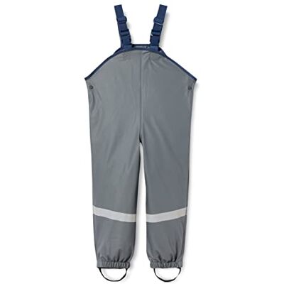 Playshoes Uniseks kinderen, modder, winddicht en waterdicht, regenbroek, donkergrijs, 86, Donkergrijs 86 Playshoes Uniseks kinderen, modder, winddicht en waterdicht, regenbroek, donkergrijs, 86, Donkergrijs 86