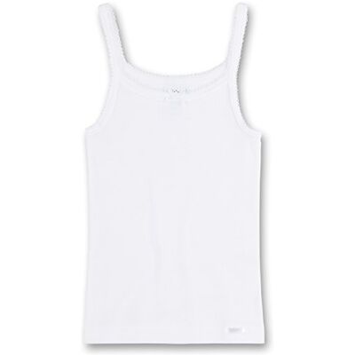 Sanetta Onderhemd voor meisjes, Wit. FR : 6 ans (Taille fabricant : 116) Sanetta Onderhemd voor meisjes, Wit. FR : 6 ans (Taille fabricant : 116)