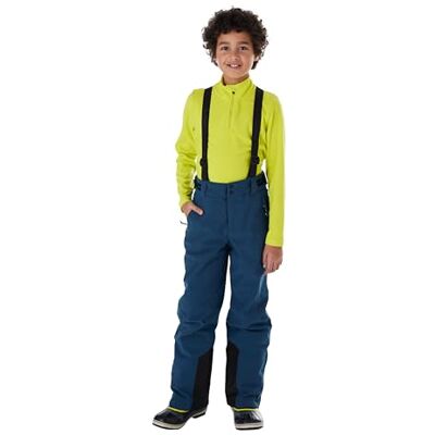Killtec 37310-000 KSW 79 BYS SKI PNTS Skibroek voor jongens met afneembare slabbetje en sneeuwvanger rok en randbescherming, donker oceaanblauw, maat 176 Killtec 37310-000 KSW 79 BYS SKI PNTS Skibroek voor jongens met afneembare slabbetje en sneeuwvanger rok en randbescherming, donker oceaanblauw, maat 176