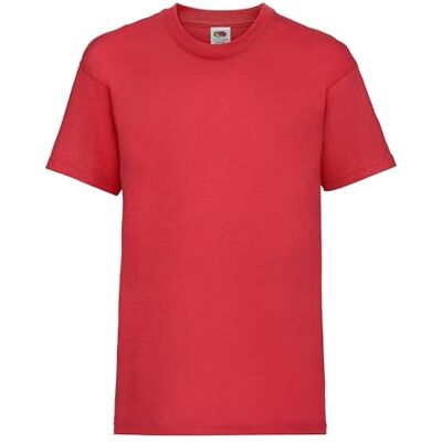 Fruit of the Loom Kids Valueweight T T-shirt voor jongens, 100% katoen, ronde hals, duurzaam T-shirt voor kinderen, voor school, vrije tijd en teams 140 Fruit of the Loom Kids Valueweight T T-shirt voor jongens, 100% katoen, ronde hals, duurzaam T-shirt voor kinderen, voor school, vrije tijd en teams 140