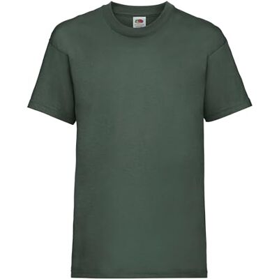 Fruit of the Loom Kids Valueweight T T-shirt voor jongens, 100% katoen, ronde hals, duurzaam T-shirt voor kinderen, voor school, vrije tijd en teams 140 Fruit of the Loom Kids Valueweight T T-shirt voor jongens, 100% katoen, ronde hals, duurzaam T-shirt voor kinderen, voor school, vrije tijd en teams 140