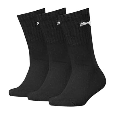 Puma Uniseks kinderen Junior sokken, zwart, 35 EU Puma Uniseks kinderen Junior sokken, zwart, 35 EU