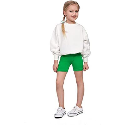 SOFTSAIL Meisjeslegging voor kinderen, 1/2 knielengte, ademende fietsshorts, dans, schoolbroek, Groen 10-11 ans SOFTSAIL Meisjeslegging voor kinderen, 1/2 knielengte, ademende fietsshorts, dans, schoolbroek, Groen 10-11 ans