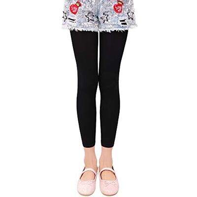 L&K-II Zomerpanty voor meisjes, 3/4 zonder voeten, danspanty, ondoorzichtige microvezel, 40 denier, 27252, Kleur: zwart 110-116 L&K-II Zomerpanty voor meisjes, 3/4 zonder voeten, danspanty, ondoorzichtige microvezel, 40 denier, 27252, Kleur: zwart 110-116