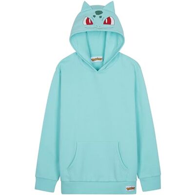 Pokémon Pokemon Sweatshirt met capuchon voor jongens, Pikachu, sweatshirt, kinderen, lang, met kangoeroezak, kleding, jongens, cadeau voor kinderen en tieners (9-10 jaar, turquoise bulbasaur) 9-10 jaar Pokémon Pokemon Sweatshirt met capuchon voor jongens, Pikachu, sweatshirt, kinderen, lang, met kangoeroezak, kleding, jongens, cadeau voor kinderen en tieners (9-10 jaar, turquoise bulbasaur) 9-10 jaar