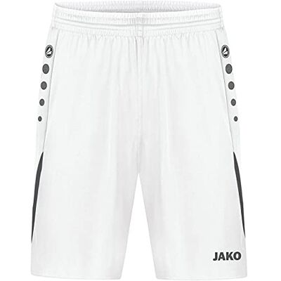 JAKO Challenge Sportbroek voor kinderen, uniseks, Wit/Antraciet JAKO Challenge Sportbroek voor kinderen, uniseks, Wit/Antraciet