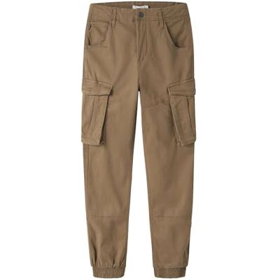 NAME IT Cargobroek voor jongens, regular fit, Kelp, 128 128 NAME IT Cargobroek voor jongens, regular fit, Kelp, 128 128