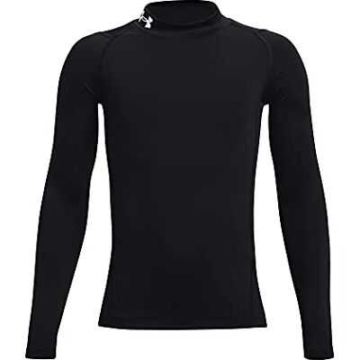 Under Armour Boys' Heatgear Armour Mock Long Sleeve T-shirt voor meisjes Under Armour Boys' Heatgear Armour Mock Long Sleeve T-shirt voor meisjes