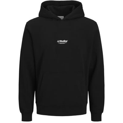 Jack & Jones Jjesoho Sweat Hood Noos Jnr Jjesoho Noos Jnr Hoodie voor heren (1 stuk), zwart. 140 Jack & Jones Jjesoho Sweat Hood Noos Jnr Jjesoho Noos Jnr Hoodie voor heren (1 stuk), zwart. 140