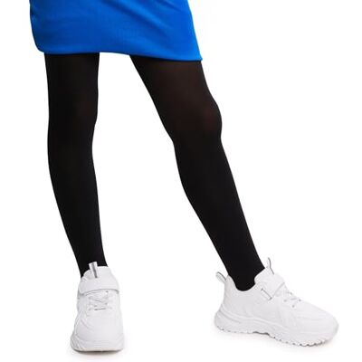 Annes styling Ondoorzichtige panty voor meisjes, zachte dunne panty voor kinderen, 40 denier, perfect voor school en ballet, comfortabele en elastische panty voor meisjes, maat 98-152, zwart. 10-12 ans Annes styling Ondoorzichtige panty voor meisjes, zachte dunne panty voor kinderen, 40 denier, perfect voor school en ballet, comfortabele en elastische panty voor meisjes, maat 98-152, zwart. 10-12 ans