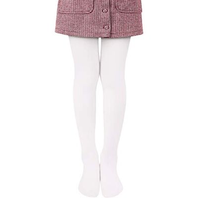 L&K-II L & K-II Danspanty, voor meisjes, fijne microvezel, kleurrijk, balletpanty, balletpanty, maat 86-152 27251, Wit. 110-116 L&K-II L & K-II Danspanty, voor meisjes, fijne microvezel, kleurrijk, balletpanty, balletpanty, maat 86-152 27251, Wit. 110-116