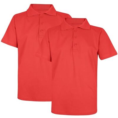 A2Z 4 Kids Jongens poloshirt T overhemden effen zomer tank top & tees mode zacht gevoel school T shirts leeftijd 3-13 jaar, 2 stuks, rood 11-12 ans A2Z 4 Kids Jongens poloshirt T overhemden effen zomer tank top & tees mode zacht gevoel school T shirts leeftijd 3-13 jaar, 2 stuks, rood 11-12 ans