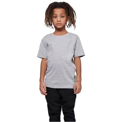 Build Your Brand By116-kids Basic Tee T-shirt voor jongens (1 stuk), grijs. 146-152 Build Your Brand By116-kids Basic Tee T-shirt voor jongens (1 stuk), grijs. 146-152