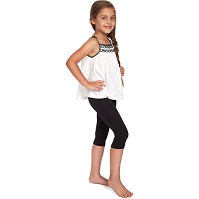 SOFTSAIL Meisjes Leggings ¾ lengte effen broek voor kinderen, stretch, katoen, dun, ademend, casual, ultrazacht, 1-13 jaar, school, spelen, dansen, kleuren CH34, zwart. 9-10 ans SOFTSAIL Meisjes Leggings ¾ lengte effen broek voor kinderen, stretch, katoen, dun, ademend, casual, ultrazacht, 1-13 jaar, school, spelen, dansen, kleuren CH34, zwart. 9-10 ans