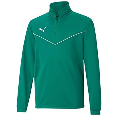 Puma Teamrise 1/4 Zip Top Jr trui voor kinderen, uniseks Puma Teamrise 1/4 Zip Top Jr trui voor kinderen, uniseks