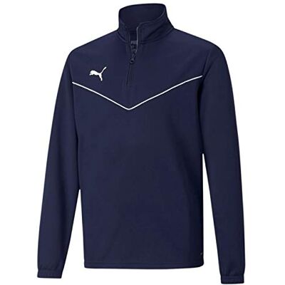 Puma TeamRise 1/4 Zip Top Jr Pullover Uniseks kinderen Puma TeamRise 1/4 Zip Top Jr Pullover Uniseks kinderen