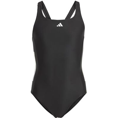 Adidas Victory badpak met 3-strepen voor meisjes Adidas Victory badpak met 3-strepen voor meisjes