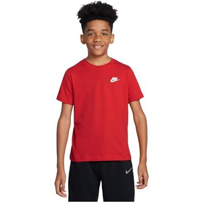 Nike K NSW Tee Emb Futura Lbr T-shirt unisexe pour enfant Nike K NSW Tee Emb Futura Lbr T-shirt unisexe pour enfant