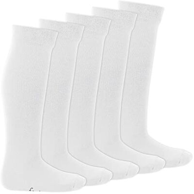 Footstar Everyday Kids Knee Socks 5 paar lange sokken voor meisjes en jongens katoen, Wit 31-34 Footstar Everyday Kids Knee Socks 5 paar lange sokken voor meisjes en jongens katoen, Wit 31-34