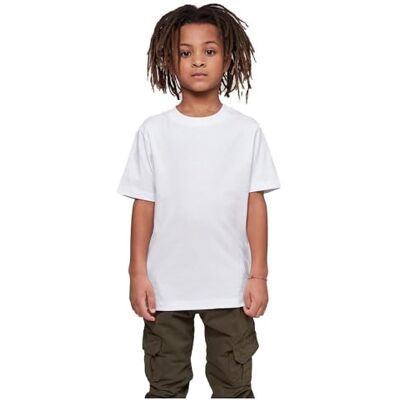 Build Your Brand Basic T-shirt voor jongens BY116-Kids wit 134/140 cm, wit, 134-140 134-140 Build Your Brand Basic T-shirt voor jongens BY116-Kids wit 134/140 cm, wit, 134-140 134-140