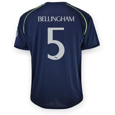 Real Madrid Bellingham 25/26 Outdoorshirt voor kinderen, maat 128/8 jaar, seizoen 2025/2026, Bellingham shirt, officieel supportershirt Real Madrid Bellingham 25/26 Outdoorshirt voor kinderen, maat 128/8 jaar, seizoen 2025/2026, Bellingham shirt, officieel supportershirt