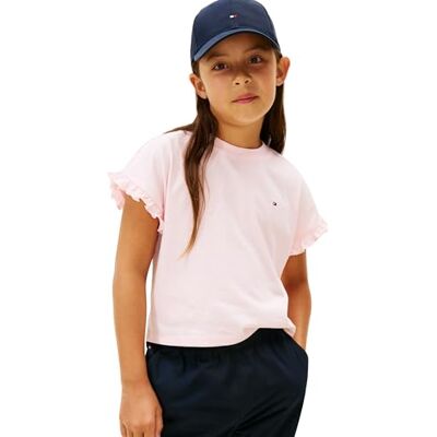 Tommy Hilfiger Essential Top Ss Kg0kg08970 andere meisjestops (1 stuk) 12 jaar Tommy Hilfiger Essential Top Ss Kg0kg08970 andere meisjestops (1 stuk) 12 jaar