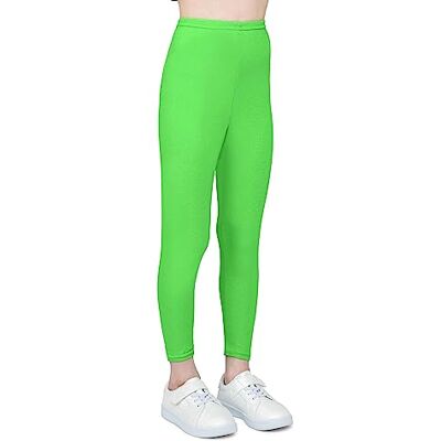 infatti Katoenen leggings voor meisjes, zachte en comfortabele kinderbroek, casual training, elegante stijl, Zoe basic kleding, Groen 146 infatti Katoenen leggings voor meisjes, zachte en comfortabele kinderbroek, casual training, elegante stijl, Zoe basic kleding, Groen 146