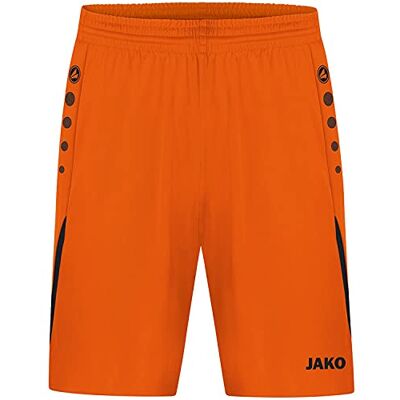 JAKO Challenge Sportbroek voor kinderen, uniseks, Neonoranje/zwart JAKO Challenge Sportbroek voor kinderen, uniseks, Neonoranje/zwart