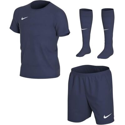 Nike Dry Park 20, uniseks kindershirt set, marineblauw/nachtblauw/wit, maat 116-122 Nike Dry Park 20, uniseks kindershirt set, marineblauw/nachtblauw/wit, maat 116-122