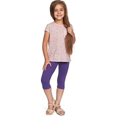 SOFTSAIL Meisjeslegging, ¾ lengte, effen, voor kinderen, stretch, katoen, dun, ademend, casual, ultrazacht, 1-13 jaar, school, spelen, dansen, kleuren, CH34, Paars., 8-9 jaar 8-9 jaar SOFTSAIL Meisjeslegging, ¾ lengte, effen, voor kinderen, stretch, katoen, dun, ademend, casual, ultrazacht, 1-13 jaar, school, spelen, dansen, kleuren, CH34, Paars., 8-9 jaar 8-9 jaar