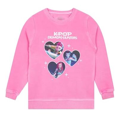 KPop Demon Hunters Trui voor kinderen, Mira, Rumi & Zoey, KPop Hearts Huntrix trui voor meisjes 5-6 jaar KPop Demon Hunters Trui voor kinderen, Mira, Rumi & Zoey, KPop Hearts Huntrix trui voor meisjes 5-6 jaar