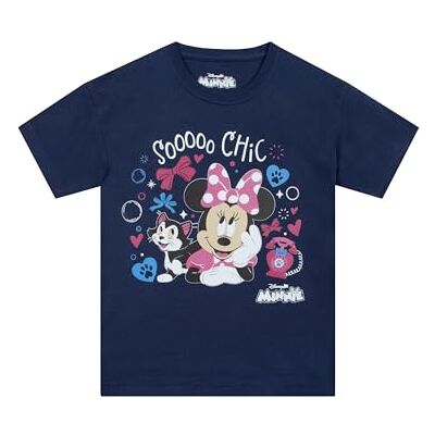 Disney Minnie Mouse Tee shirt fille, T shirt enfant à manches courtes, nœuds mignons Vêtements fille 5-6 Ans 5-6 ans Disney Minnie Mouse Tee shirt fille, T shirt enfant à manches courtes, nœuds mignons Vêtements fille 5-6 Ans 5-6 ans