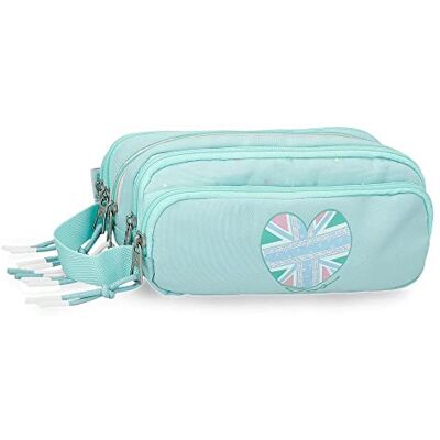 Pepe Jeans Nerea, blauw, Talla única, etui vijf, Blauw, Hoes vijf Pepe Jeans Nerea, blauw, Talla única, etui vijf, Blauw, Hoes vijf