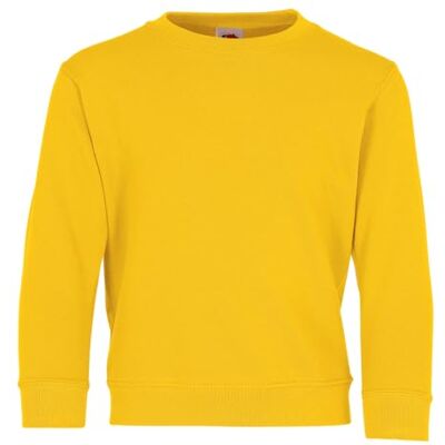 Fruit of the Loom SS027B Sweatshirt uniseks kinderen geel (Sunflower Yellow) Maat: 9/11 jaar 9-11 jaar Fruit of the Loom SS027B Sweatshirt uniseks kinderen geel (Sunflower Yellow) Maat: 9/11 jaar 9-11 jaar