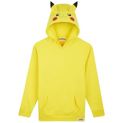 Pokémon Pokemon Sweatshirt met capuchon voor jongens, Pikachu, sweatshirt, kinderen, lang, met kangoeroezak, kleding, jongens, cadeau voor kinderen, tieners (7-8 jaar, geel Pikachu) 7-8 jaar Pokémon Pokemon Sweatshirt met capuchon voor jongens, Pikachu, sweatshirt, kinderen, lang, met kangoeroezak, kleding, jongens, cadeau voor kinderen, tieners (7-8 jaar, geel Pikachu) 7-8 jaar