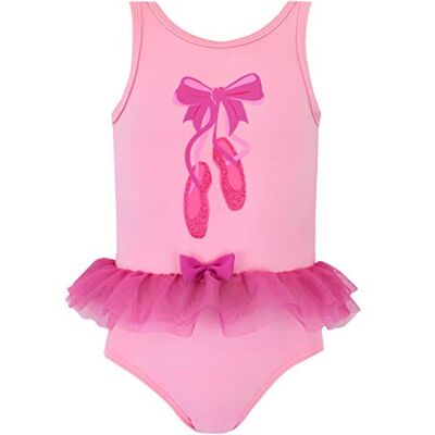 Harry Bear badpak ballerina meisje, Roze 6-7 ans Harry Bear badpak ballerina meisje, Roze 6-7 ans