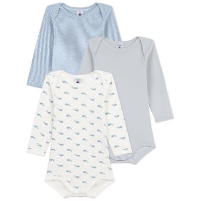 Petit Bateau Set X3 Bod ondergoed dag unisex baby (3 stuks), Variant 1_26, 12 maanden 12 maanden Petit Bateau Set X3 Bod ondergoed dag unisex baby (3 stuks), Variant 1_26, 12 maanden 12 maanden