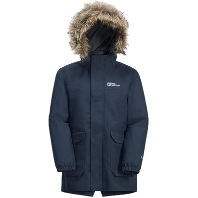 Jack Wolfskin Cosy Bear Parka 3-in-1 B jongensjas, Nachtblauw. Jack Wolfskin Cosy Bear Parka 3-in-1 B jongensjas, Nachtblauw.
