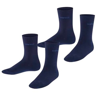 Esprit Unisex Kids Voetbal Logo 2 Pack Duurzame Ademende Sokken Biologisch Katoen Versterkte Zachte Platte Teennaad Effen Tenen voor Dagelijks en School Multipack Set van 2 paar, Blauw (Navy 6120) 35-38 (9-12 Ans) Esprit Unisex Kids Voetbal Logo 2 Pack Duurzame Ademende Sokken Biologisch Katoen Versterkte Zachte Platte Teennaad Effen Tenen voor Dagelijks en School Multipack Set van 2 paar, Blauw (Navy 6120) 35-38 (9-12 Ans)