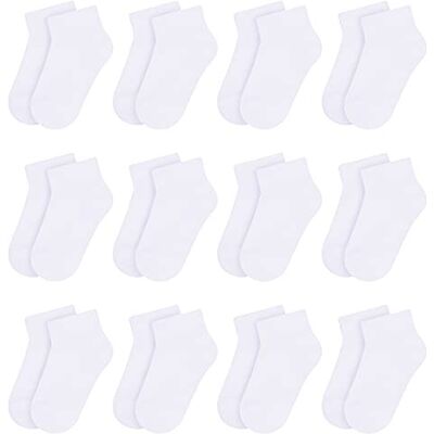 Libella 12 paar kindersokken voor meisjes, stippen en strepen, kleurrijke sneakersokken, 2108VA, Set van 12 2863 27-30 Libella 12 paar kindersokken voor meisjes, stippen en strepen, kleurrijke sneakersokken, 2108VA, Set van 12 2863 27-30