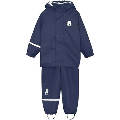 CeLaVi Tweedelig regenpak in vele kleuren regenjas waterdicht baby jongens, Blauw (Donker Navy) CeLaVi Tweedelig regenpak in vele kleuren regenjas waterdicht baby jongens, Blauw (Donker Navy)